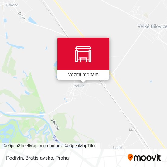 Podivín, Bratislavská mapa