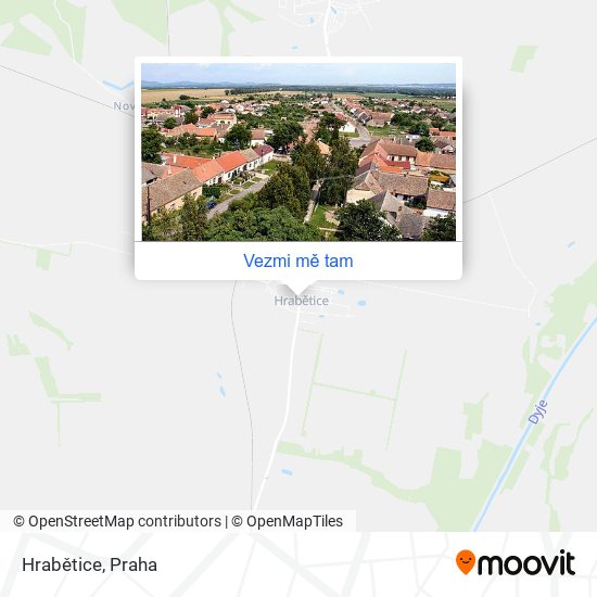 Hrabětice mapa