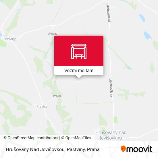 Hrušovany Nad Jevišovkou, Pastviny mapa