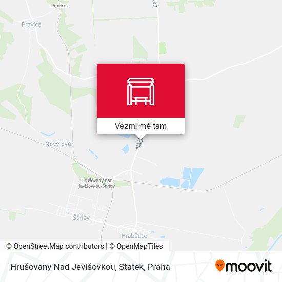 Hrušovany Nad Jevišovkou, Statek mapa