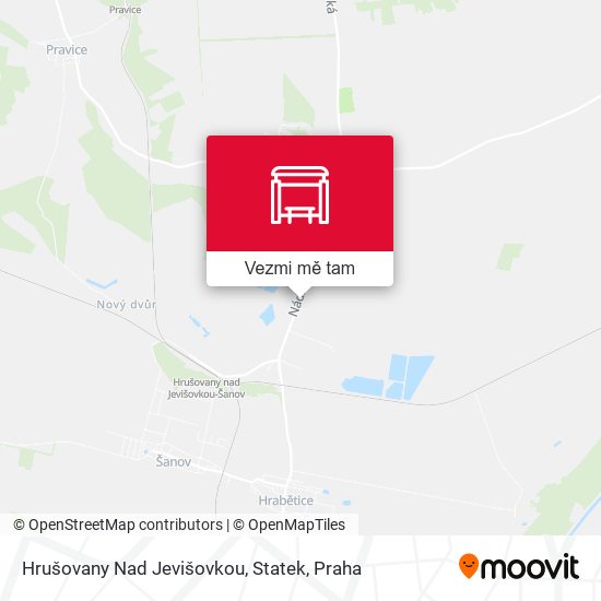 Hrušovany Nad Jevišovkou, Statek mapa
