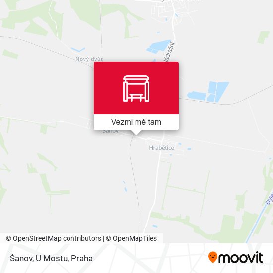 Šanov, U Mostu mapa