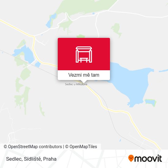 Sedlec, Sídliště mapa