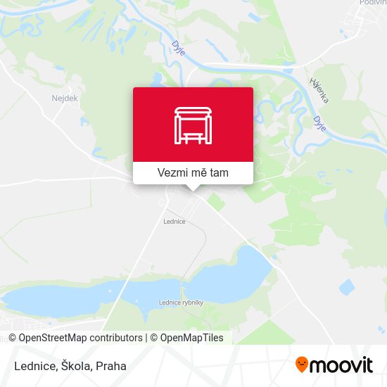 Lednice, Škola mapa