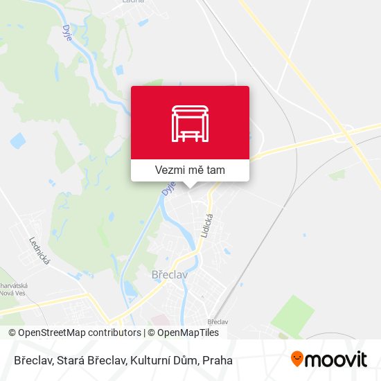 Břeclav, Stará Břeclav, Kulturní Dům mapa