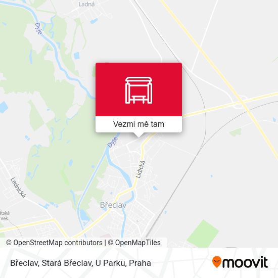 Břeclav, Stará Břeclav, U Parku mapa