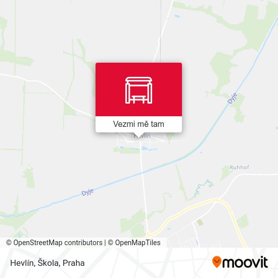 Hevlín, Škola mapa