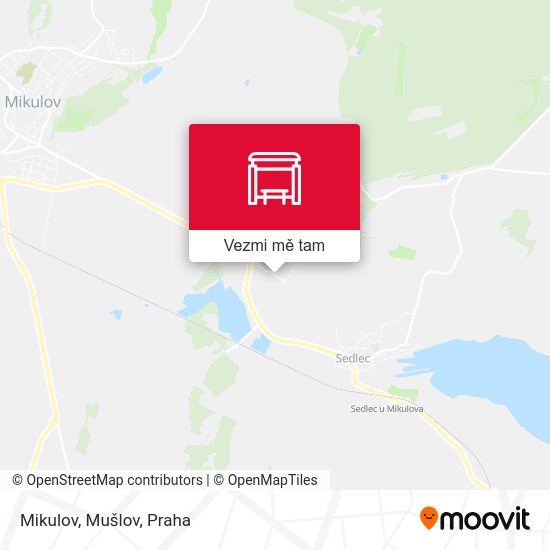 Mikulov, Mušlov mapa