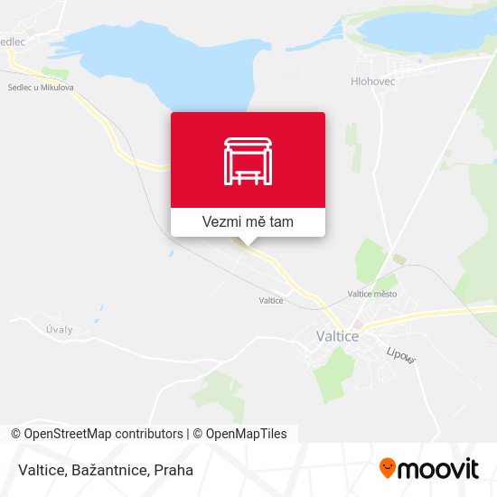 Valtice, Bažantnice mapa