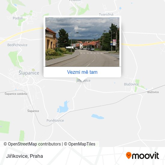 Jiříkovice mapa