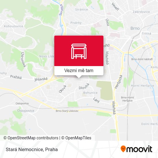 Stará Nemocnice mapa