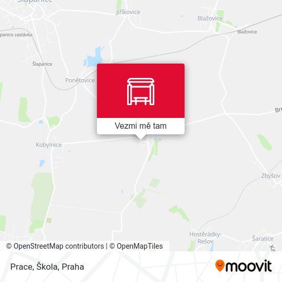 Prace, Škola mapa