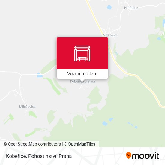 Kobeřice, Pohostinství mapa
