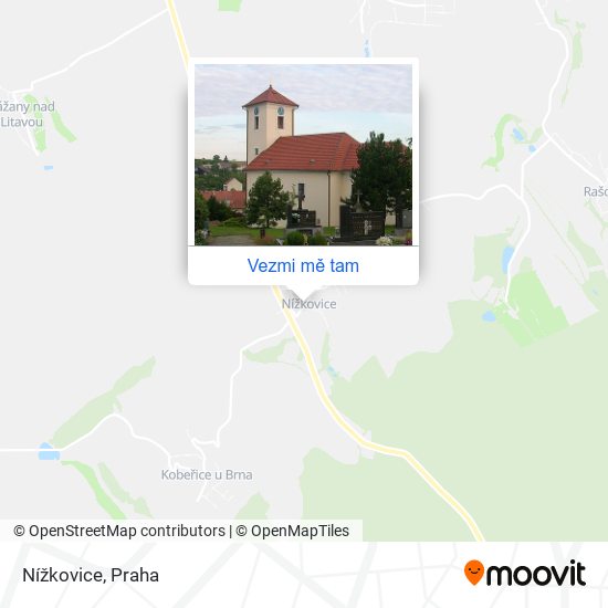 Nížkovice mapa