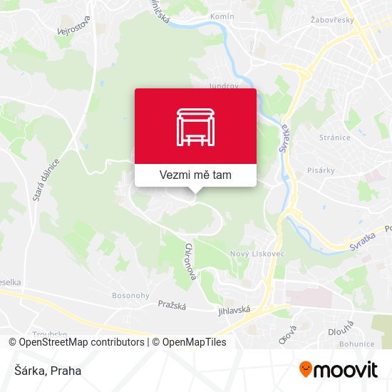 Šárka mapa