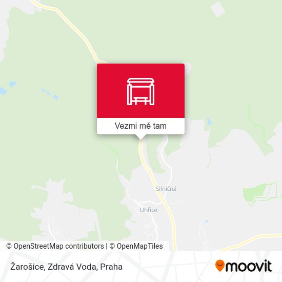 Žarošice, Zdravá Voda mapa