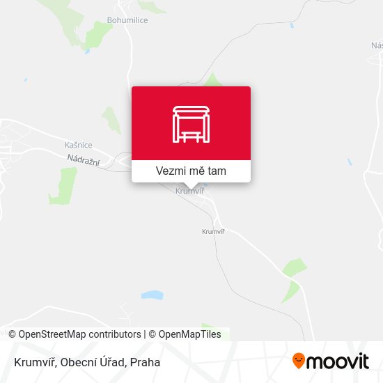 Krumvíř, Obecní Úřad mapa