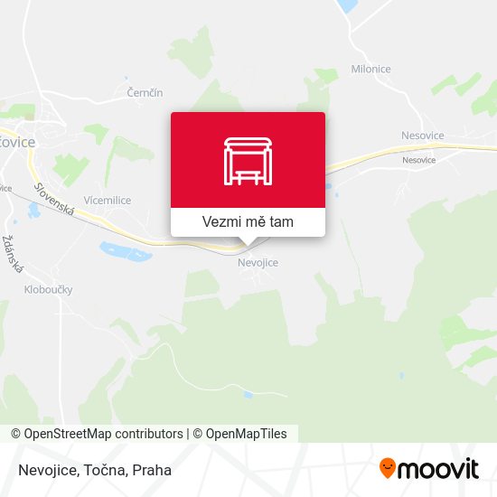 Nevojice, Točna mapa