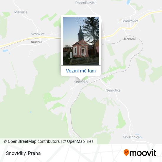 Snovídky mapa