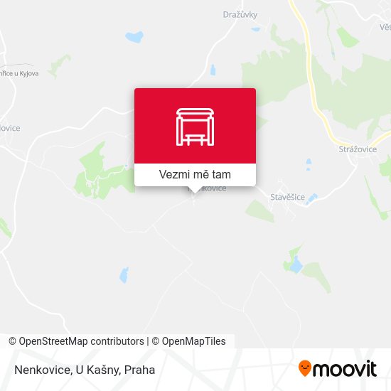 Nenkovice, U Kašny mapa