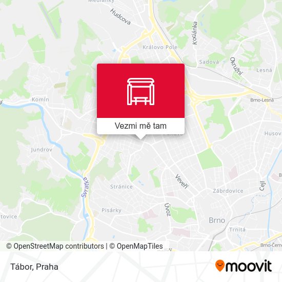 Tábor mapa