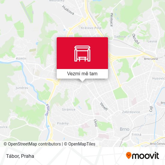 Tábor mapa