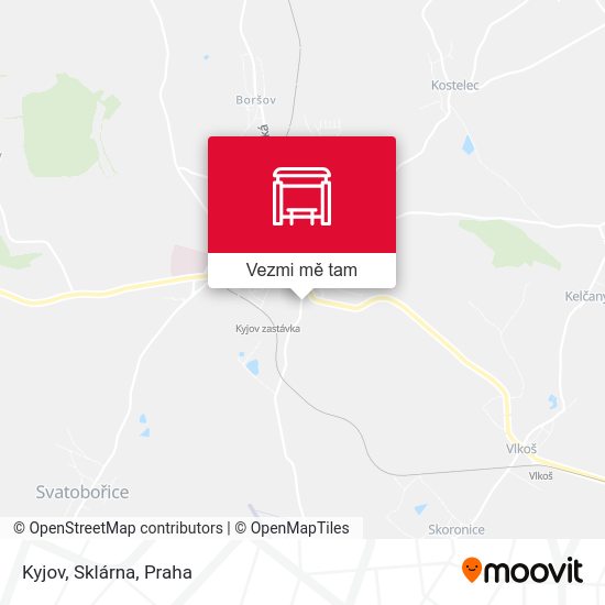Kyjov, Sklárna mapa