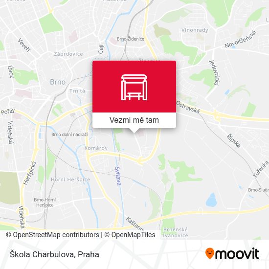 Škola Charbulova mapa