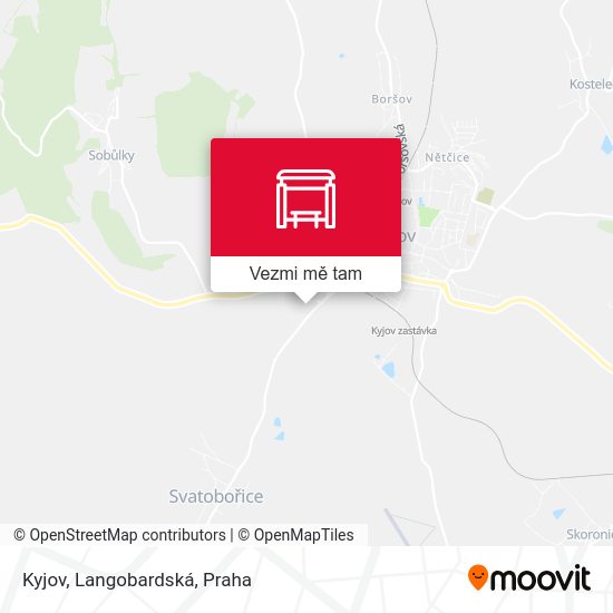 Kyjov, Langobardská mapa