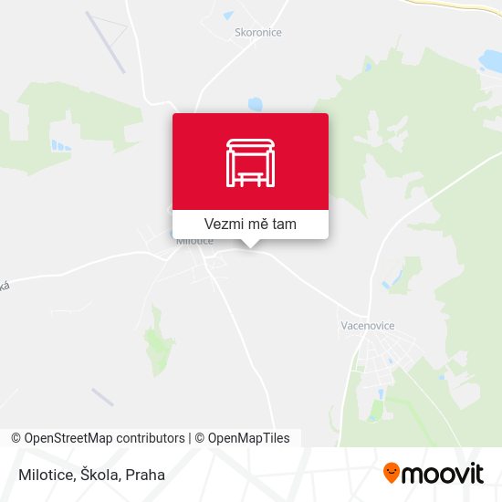 Milotice, Škola mapa