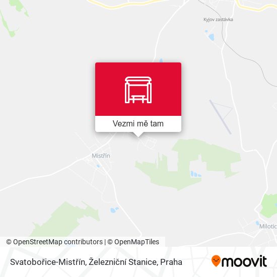 Svatobořice-Mistřín, Železniční Stanice mapa