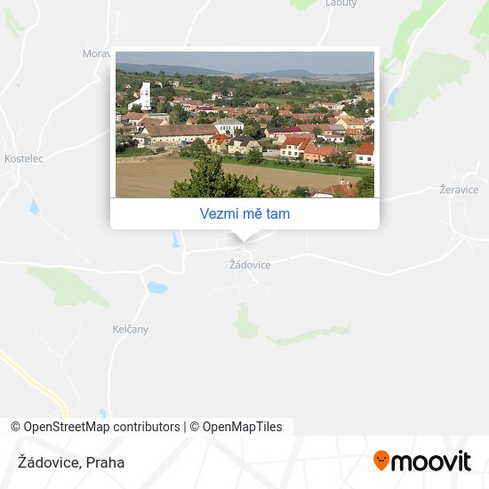 Žádovice mapa