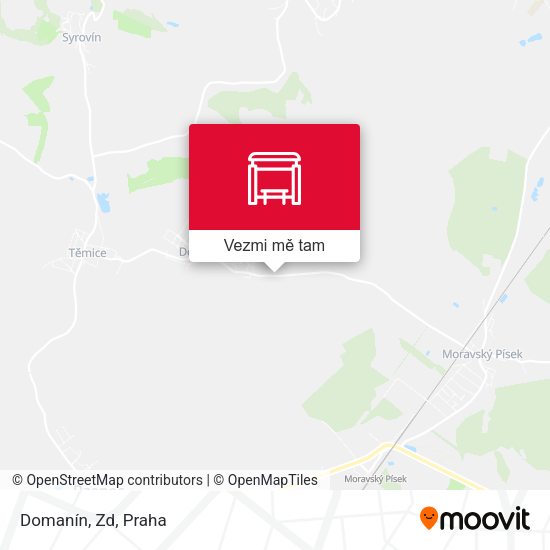Domanín, Zd mapa