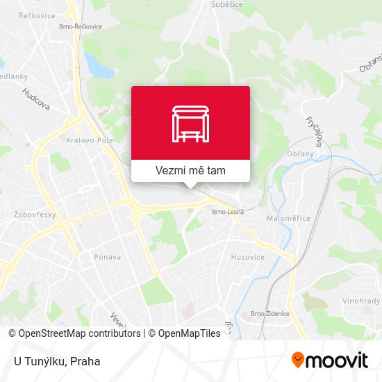 U Tunýlku mapa