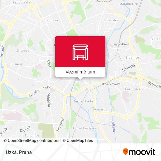 Úzká mapa