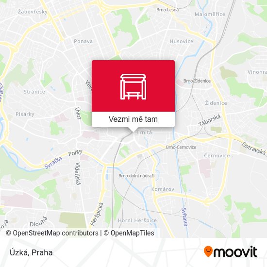 Úzká mapa