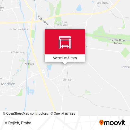 V Rejích mapa