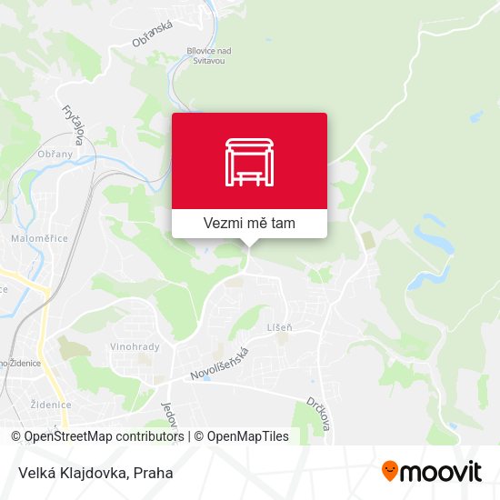 Velká Klajdovka mapa