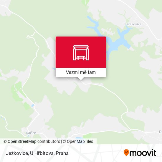 Ježkovice, U Hřbitova mapa