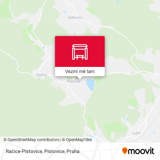 Račice-Pístovice, Pístovice mapa