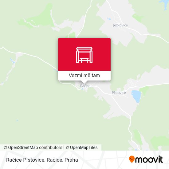 Račice-Pístovice, Račice mapa