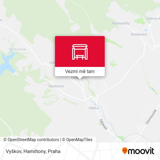 Vyškov, Hamiltony mapa