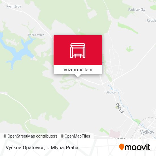 Vyškov, Opatovice, U Mlýna mapa