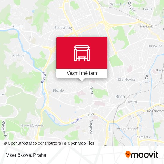 Všetičkova mapa