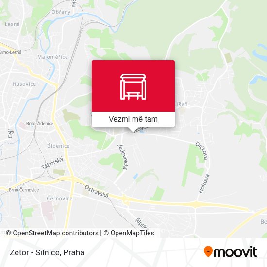Zetor - Silnice mapa