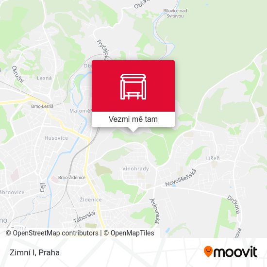 Zimní I mapa