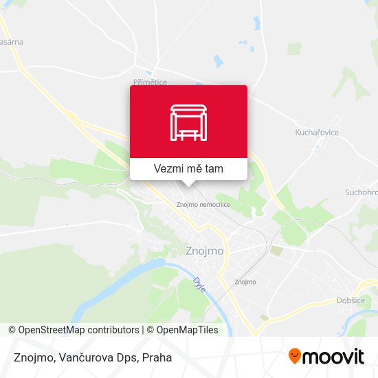 Znojmo, Vančurova Dps mapa