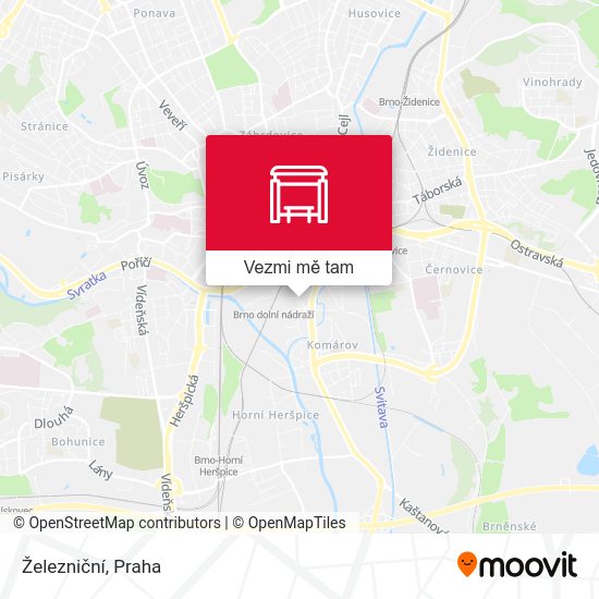 Železniční mapa