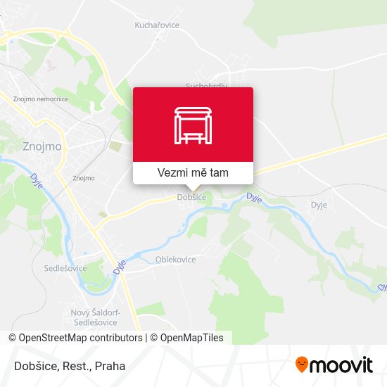 Dobšice, Rest. mapa
