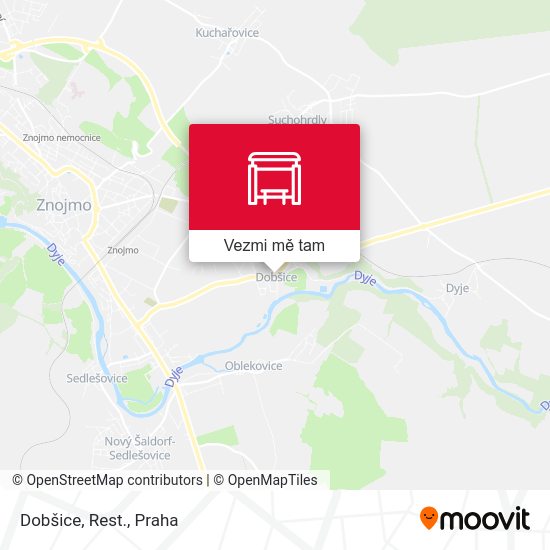 Dobšice, Rest. mapa